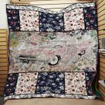 flower cadillac car washable handmade quilt 1212 03 d2386092