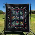 flower garden dhcld0909 quilt blanket d2317198