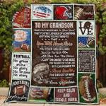 football grandson love grandma blanket kc1307 quilt d2347632