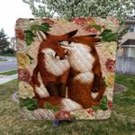 fox hvt160923 quilt blanket sleepy d2317134
