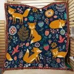 fox in forest cl22100207mdq quilt blanket d2379371