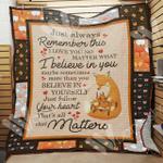 fox quilt blanket dhc03021110td d2358456