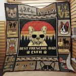 french bulldog best frenchie dad ever quilt blanket great customized blanket gifts for birthday