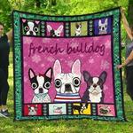 french bulldog quilt blanket great customized blanket gifts for birthday christmas thanksgiving