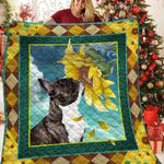french bulldog sunflower quilt ghl d2391089