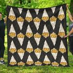 french fries dark background dhcdhc dt1910 quilt blanket d2317498