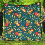 french fries red paper box pattern dhcdhc dt1910 quilt blanket d2317405