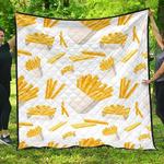 french fries white paper box pattern dhcdhc dt1910 quilt blanket d2317347