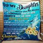 from mom to beloved daughter quilt blanket abc07113605 d2317396