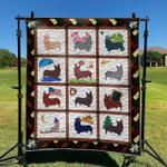 fun dog dhcld0909 quilt blanket d2317462