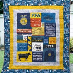 Future Farmers Quilt Blanket