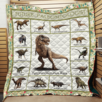 future paleontologist t rex quilt blanket quilt d2324903