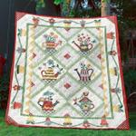 gardening is dirt therapy quilt blanket bn14 quilt d2323421