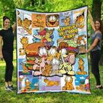 garfield and friends quilt blanket quilt d2324021