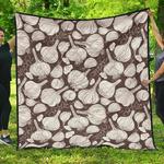 garlic bulb dark background dhcdhc dt1910 quilt blanket d2317479