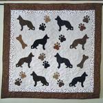 german shepherd clm210619 quilt blanket d2356090