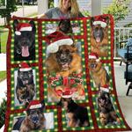 german shepherd dogs christmas quilt blanket a114 d2322196