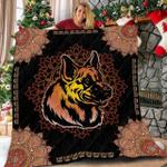 german shepherd mandala v1 qe 3d customized quilt d2313094