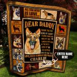 german shepherd personalized quilt blanket bbb110627ht d2355797