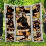 german shepherd puppy 3d customized quilt d2314672