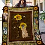 german shepherd sun flower quilt ibz d2391250