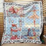 ghibli couples retro tone blanket th0907 quilt d2357771