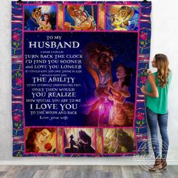 Gift For Husband Beauty And The Beast Quilt Ko