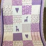 giraffe in purple clh1610015q quilt blanket d2380792