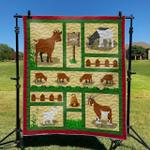 goat in farm dhcld0909 quilt blanket d2317410