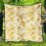 gold grape pattern dhcdhc dt1910 quilt blanket d2317354