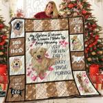 golden retrieve g lovely 3d customized quilt d2315215