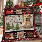 golden retriever christmas my owners are at it again must be that silly season thing quilt blanket