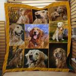 golden retriever dog quilt blanket 3 d2350433
