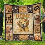 golden retriever homequilt blanket dhc09121628dd d2380344