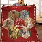 golden retriever quilt yyd d2390863