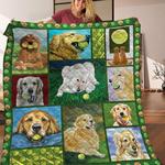 golden retriever quilt yys d2390878