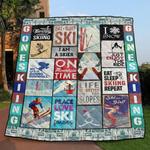 gone skiing quilt blanket vq06 quilt d2322928