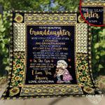 granddaughter i love you forever dhcdhc ld2210 quilt blanket d2317379