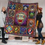 grateful dead head for fan gift quilt d2385103