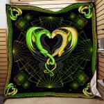 green dragon couple quilt kp2 d2384452