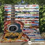 guitar poster quilt blanket tt99 quilt d2321652