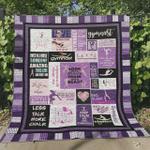 gymnastic look like a beauty train like a beast quilt blanket great customized blanket gifts for