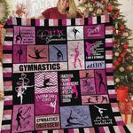 gymnastics warning gymnast could flip at any moment quilt blanket great customized blanket gifts