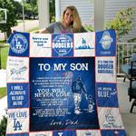 h los angeles dodgers d quilt blanket d2354634