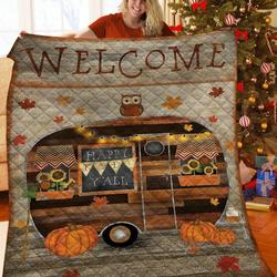 Halloween Camper Quilt Twz