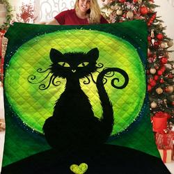 Halloween Cat Quilt Twu