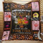 halloween flamingo ee quilt inkpgr d2387962