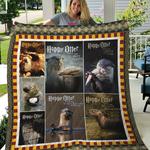 happy otter with the order of the fish quilt blanket great customized blanket gifts for birthday