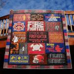 have no fear firefighter is here quilt blanket aq55 quilt d2321786