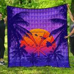 hawaii summer sunset kanaka kakau ah quilt sjt d2391209